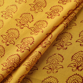 Bagh Hand Block Print Natural Dyed Cotton Fabric 06