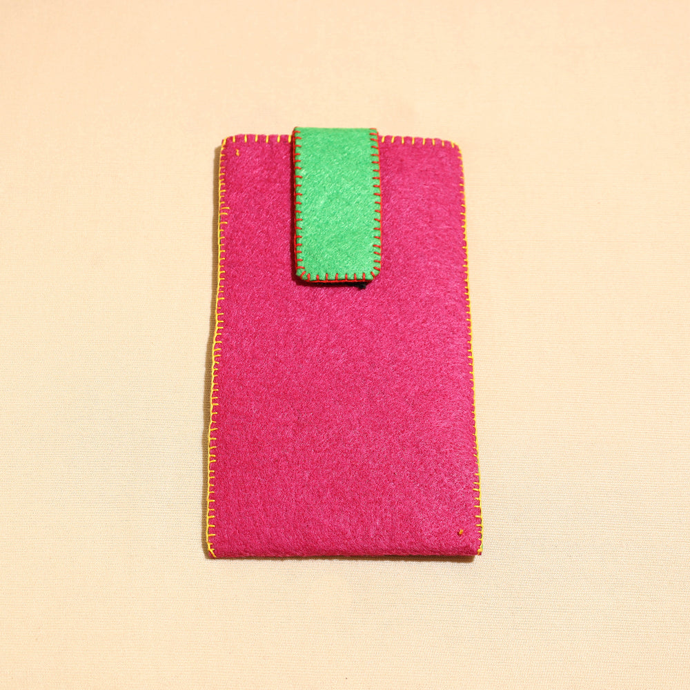 felt mobile pouch