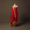 Dharwad Mercerised Cotton 3pc Unstitched Dress Material Suit Set with Woven Border 10