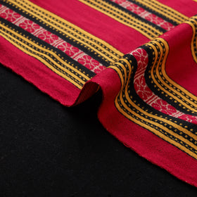 Pure Handwoven Bharashai Mashru Fabric (Width - 21 in) 05
