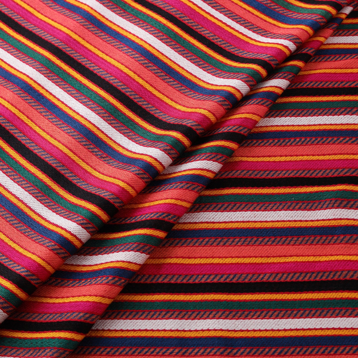 Pure Handwoven Mashru Fabric (Width - 22 in) 04