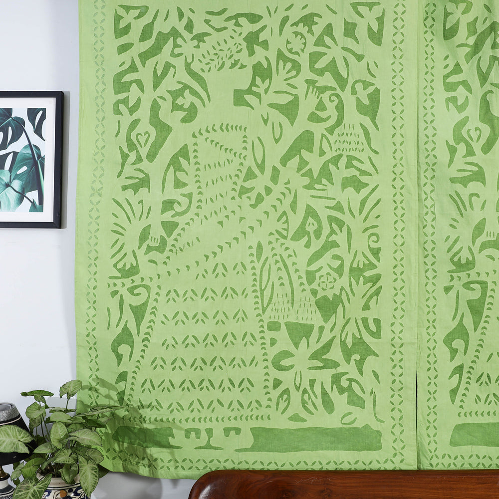 Applique Cutwork Window Curtain