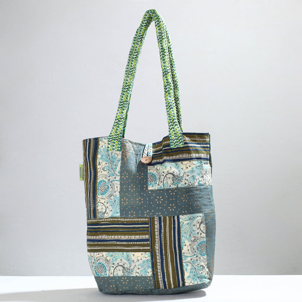 patchwork shoulder bag