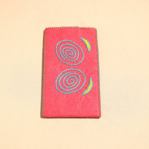 felt mobile pouch