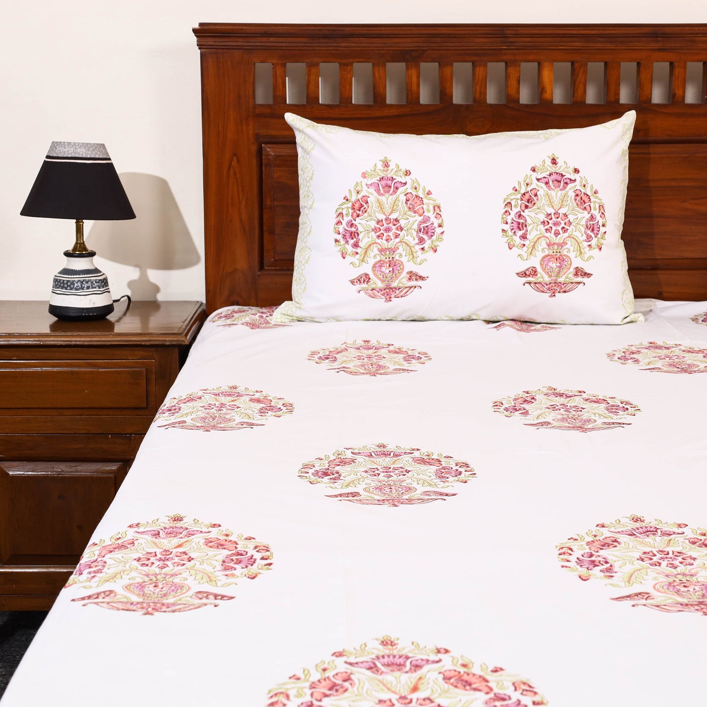 Sanganeri Double Bed Cover