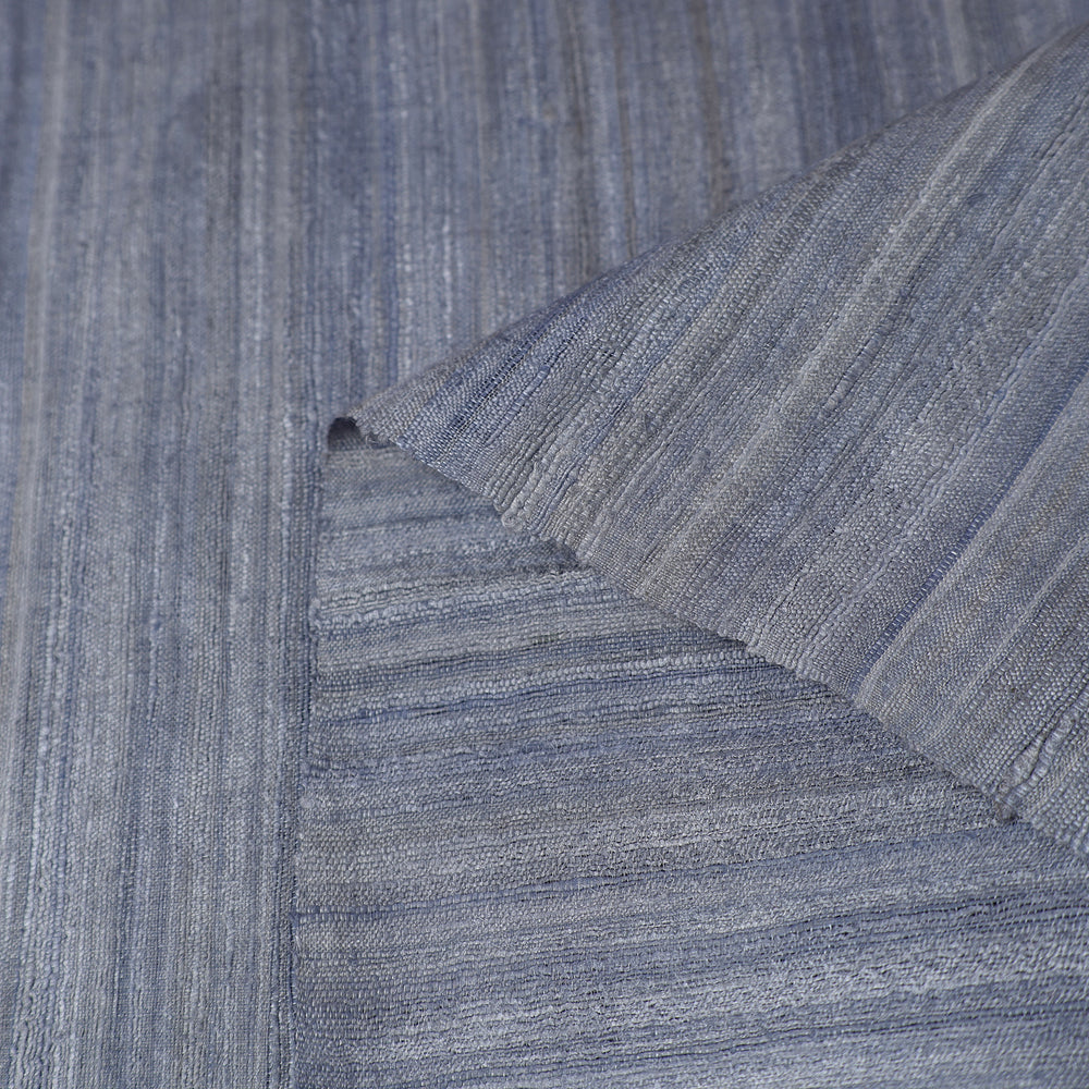 Grey - Bhagalpuri Handwoven Pure Desi Tussar Silk Fabric 06