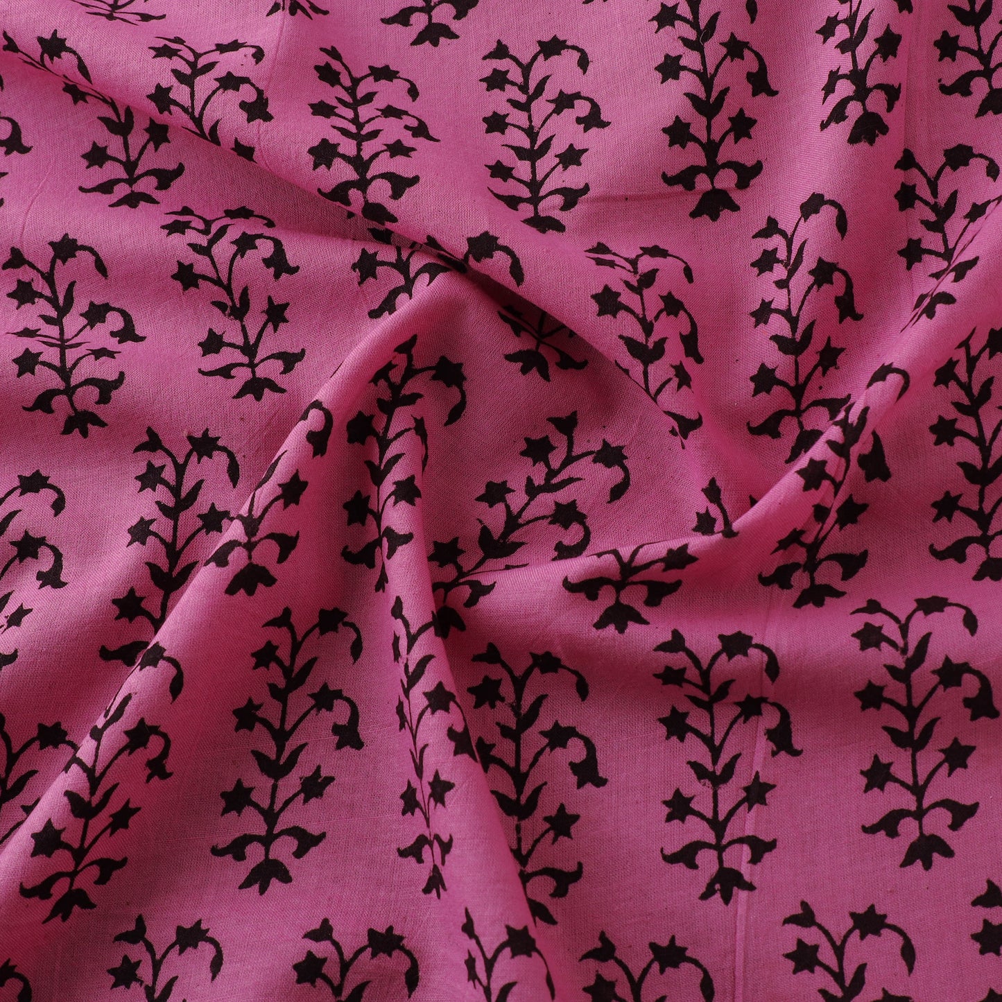 Bagh Hand Block Print Natural Dyed Cotton Fabric 08