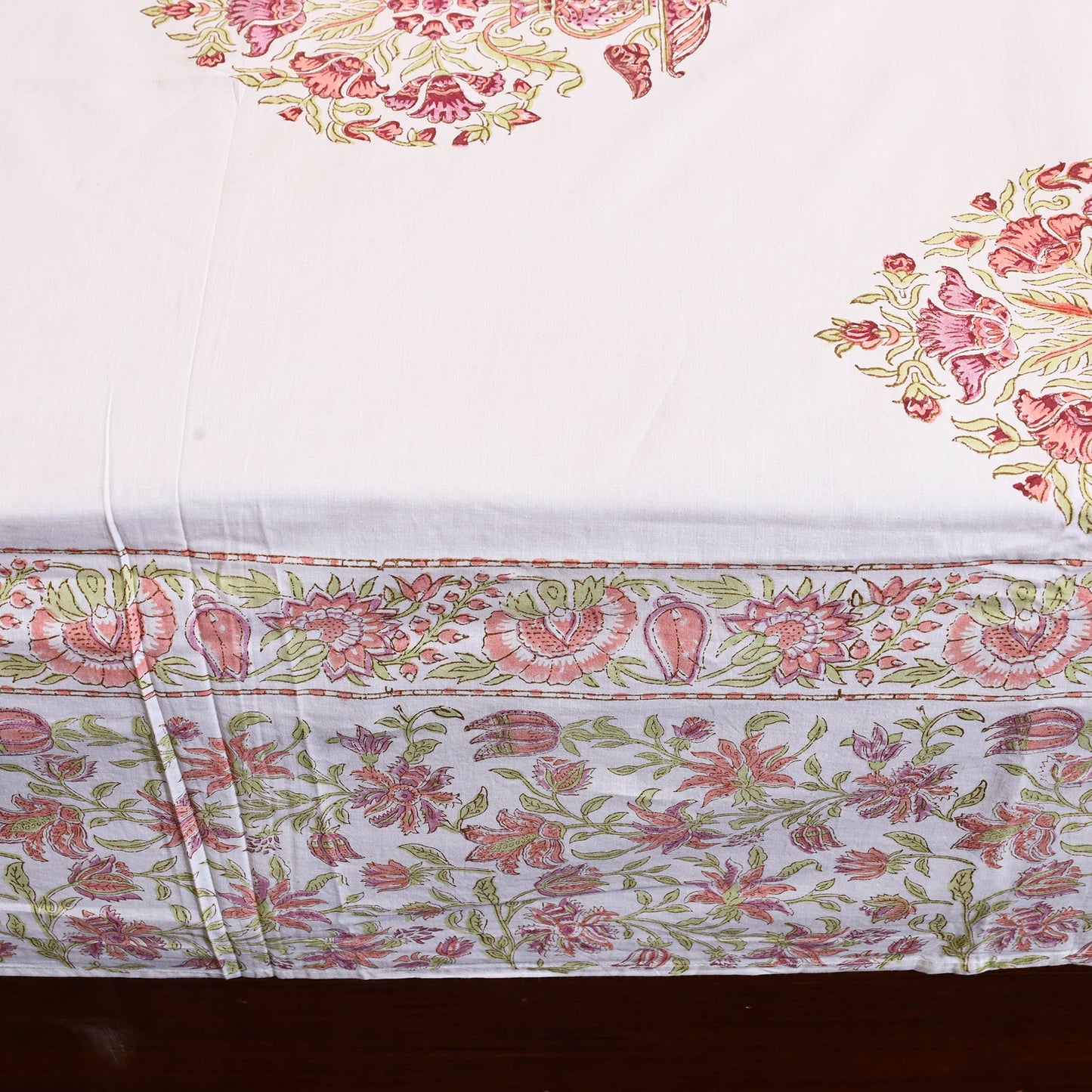 Sanganeri Double Bed Cover