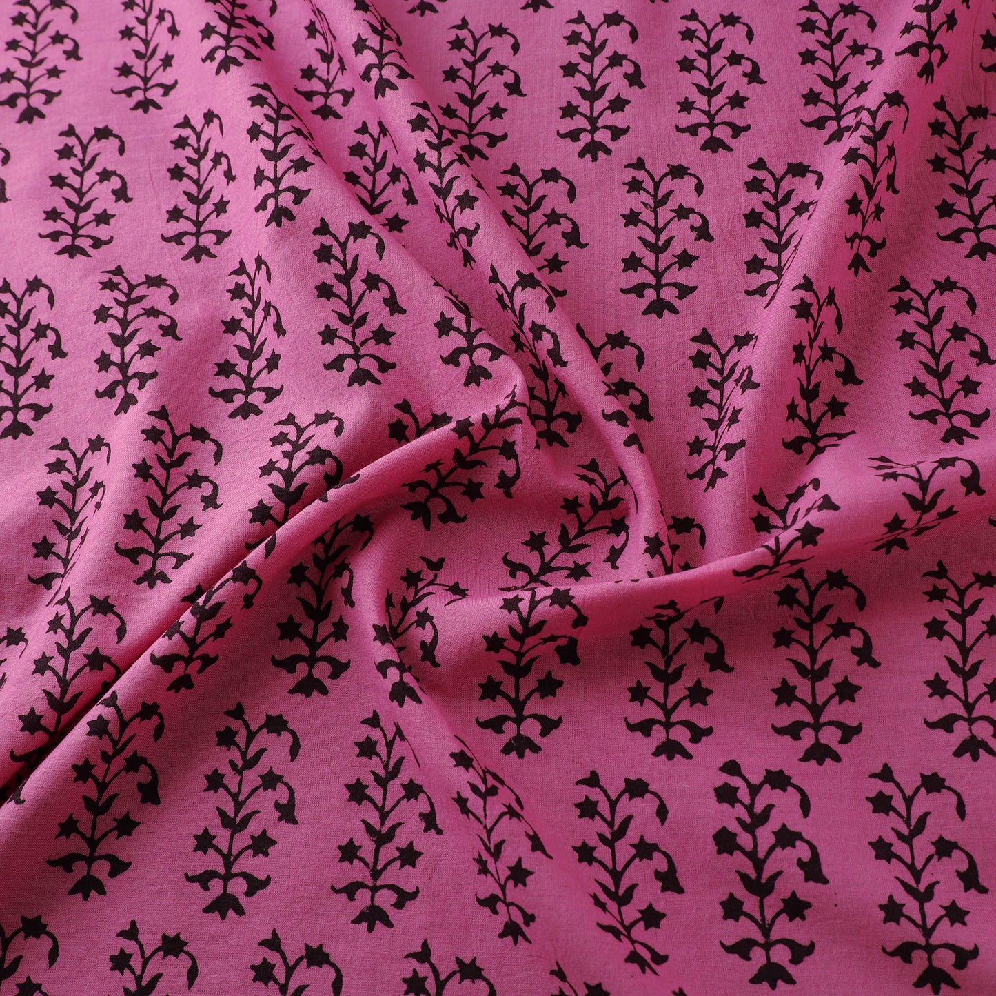 Bagh Hand Block Print Natural Dyed Cotton Fabric 09