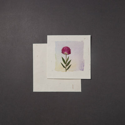 Flower Art Handmade Paper Greeting Card 115