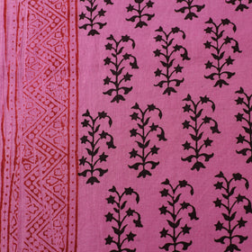 Bagh Hand Block Print Natural Dyed Cotton Fabric 09