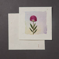 Flower Art Handmade Paper Greeting Card 115