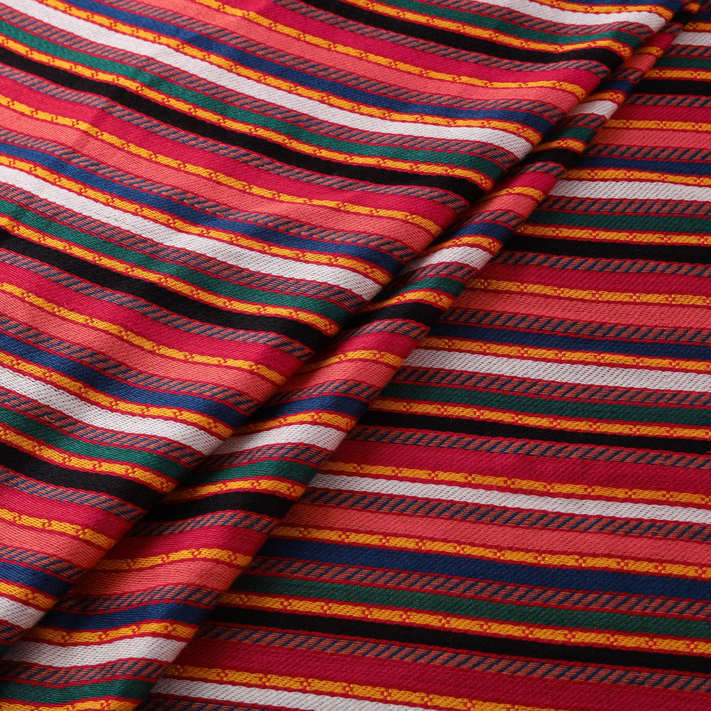 Pure Handwoven Mashru Fabric (Width - 22 in) 02