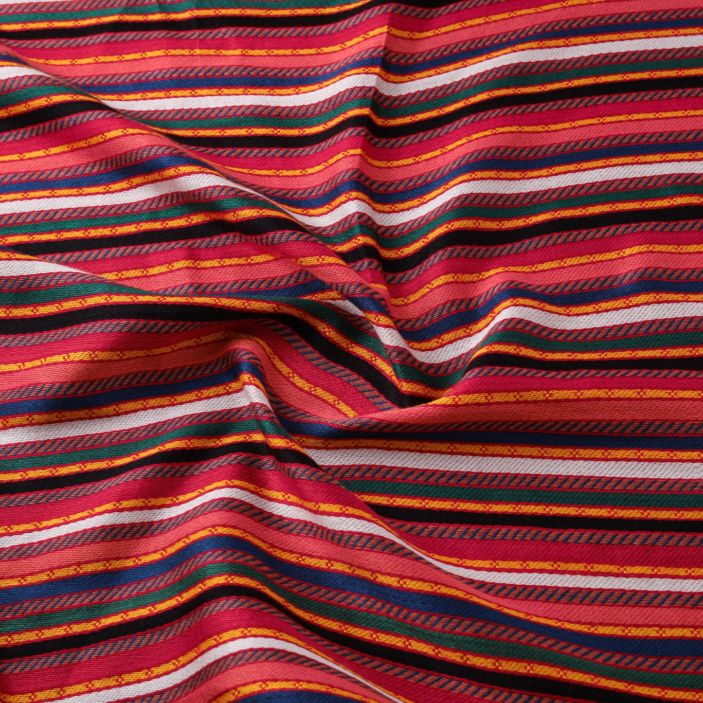 Pure Handwoven Mashru Fabric (Width - 22 in) 02