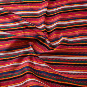 Pure Handwoven Mashru Fabric (Width - 22 in) 02