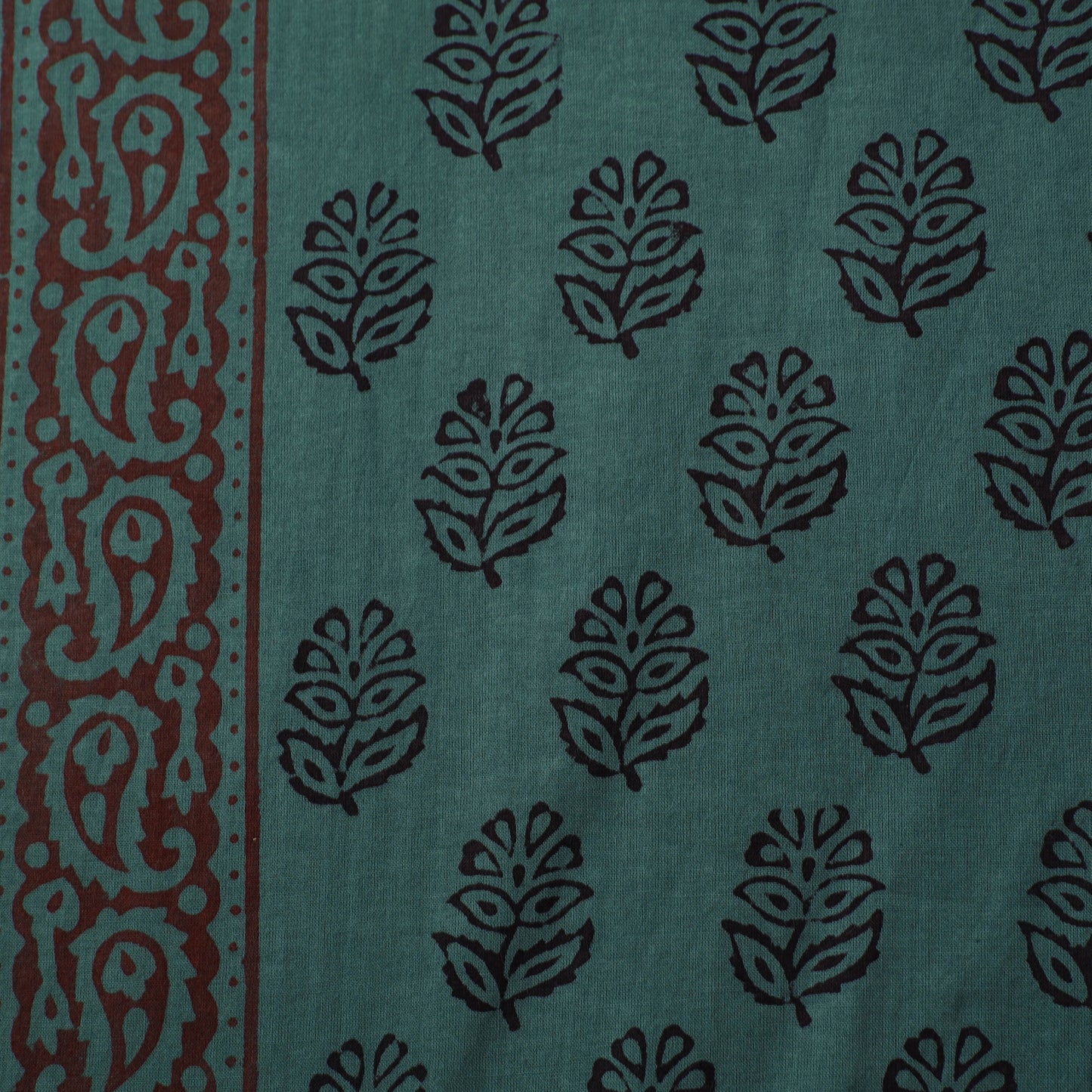 Bagh Hand Block Print Natural Dyed Cotton Fabric 10
