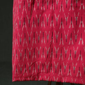 Pochampally Ikat Weave Cotton 2pc Unstitched Dress Material Kurta Set 11