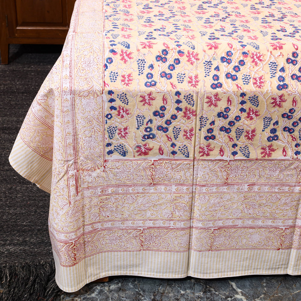 Sanganeri Double Bed Cover