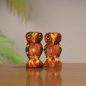  Traditional Burdwan Wood Craft Handpainted Sculpture 36 