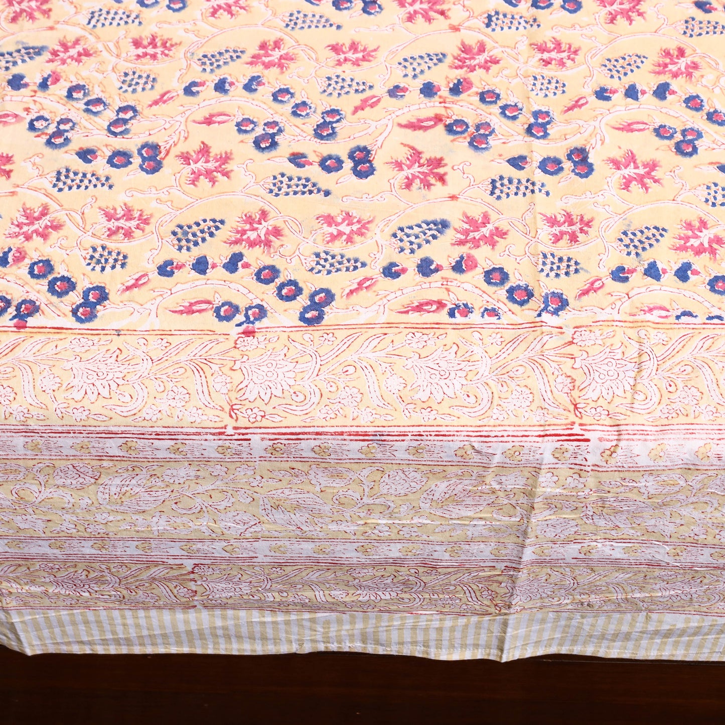 Sanganeri Double Bed Cover