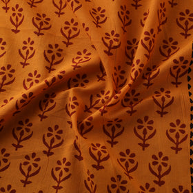 Bagh Hand Block Print Natural Dyed Cotton Fabric 11