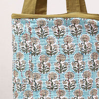 kantha block print shoulder bag