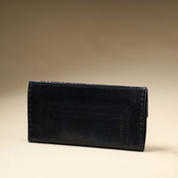 embroidery leather wallet