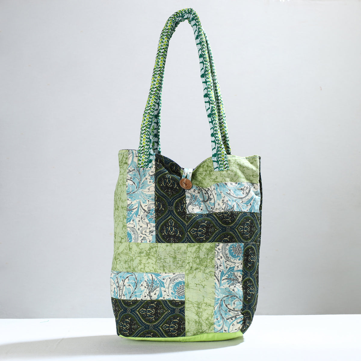 patchwork shoulder bag