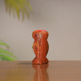  Traditional Burdwan Wood Craft Handpainted Sculpture 36 
