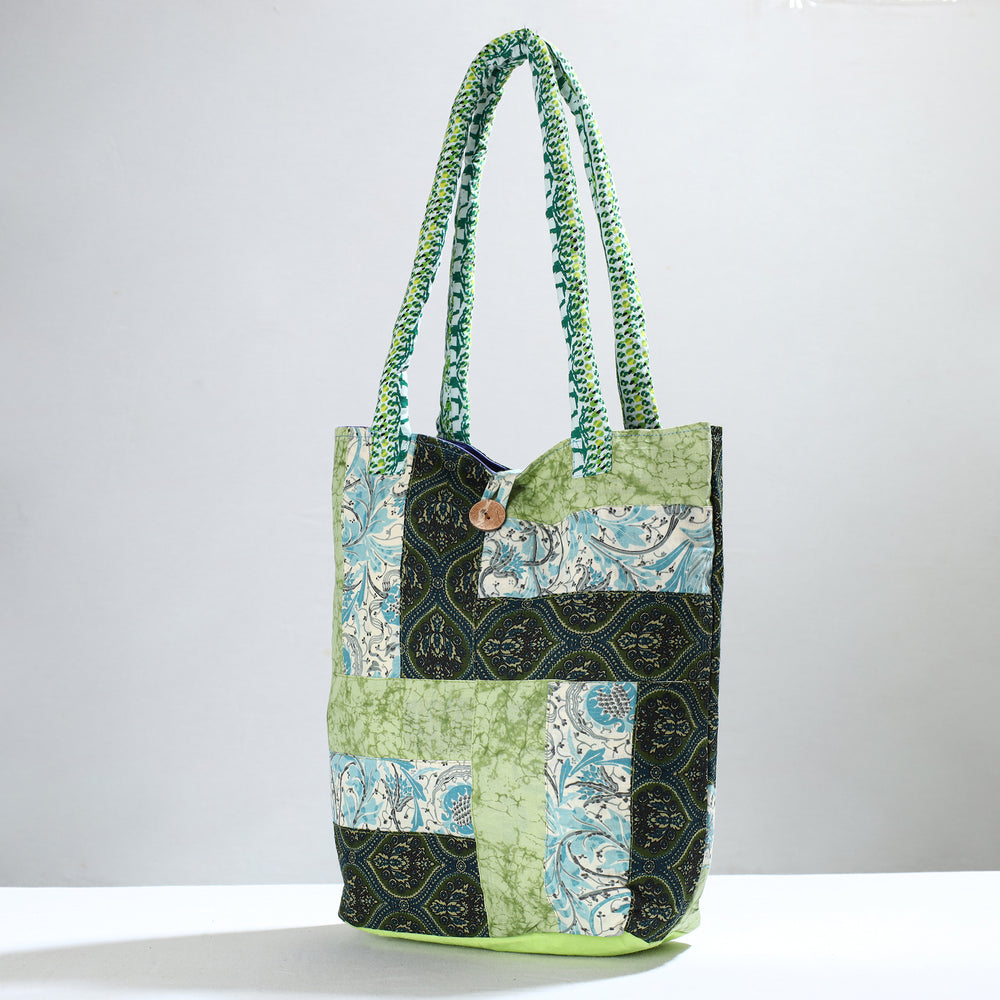 patchwork shoulder bag