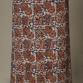 Beige - 2pc pedana cotton unstitched kalamkari dress