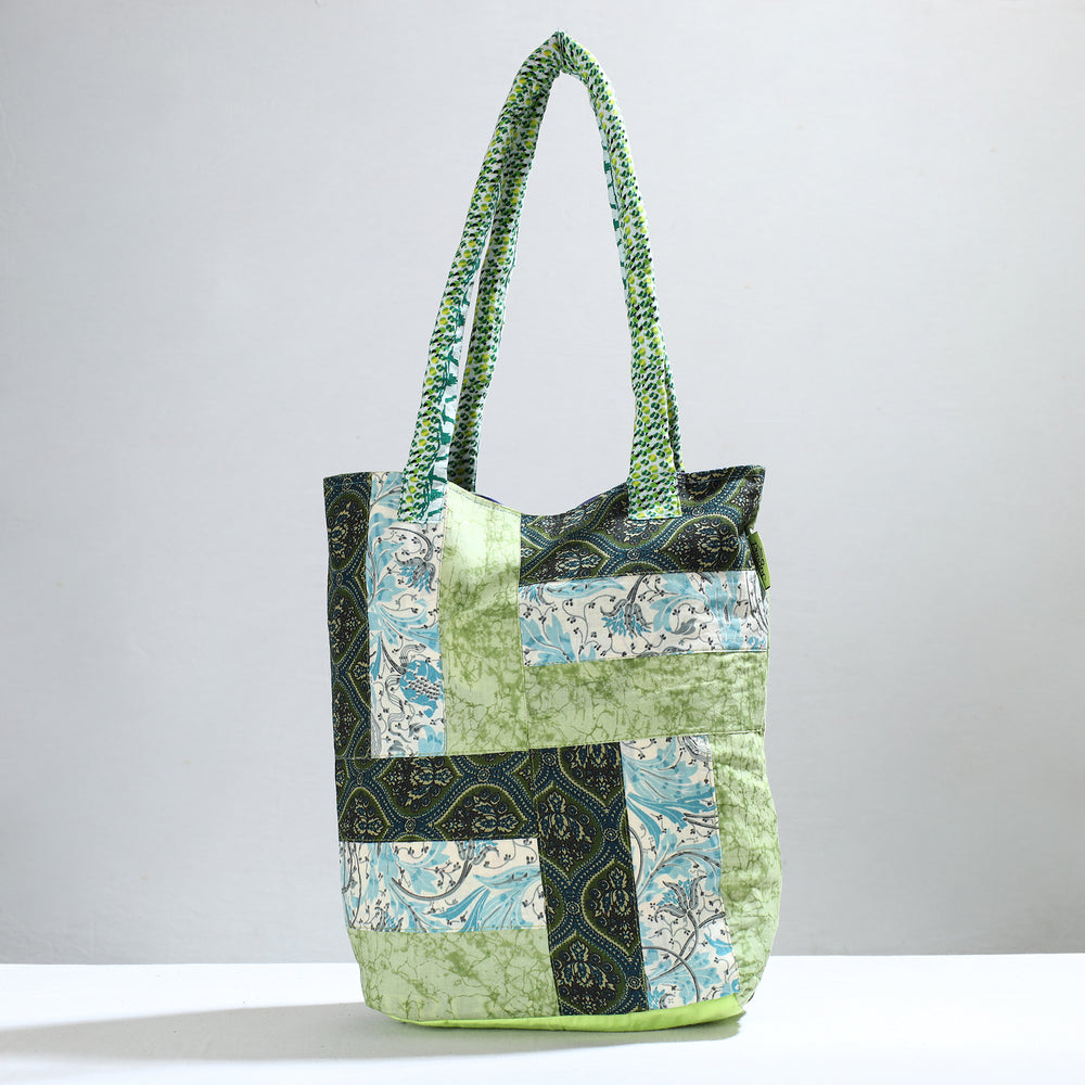 patchwork shoulder bag