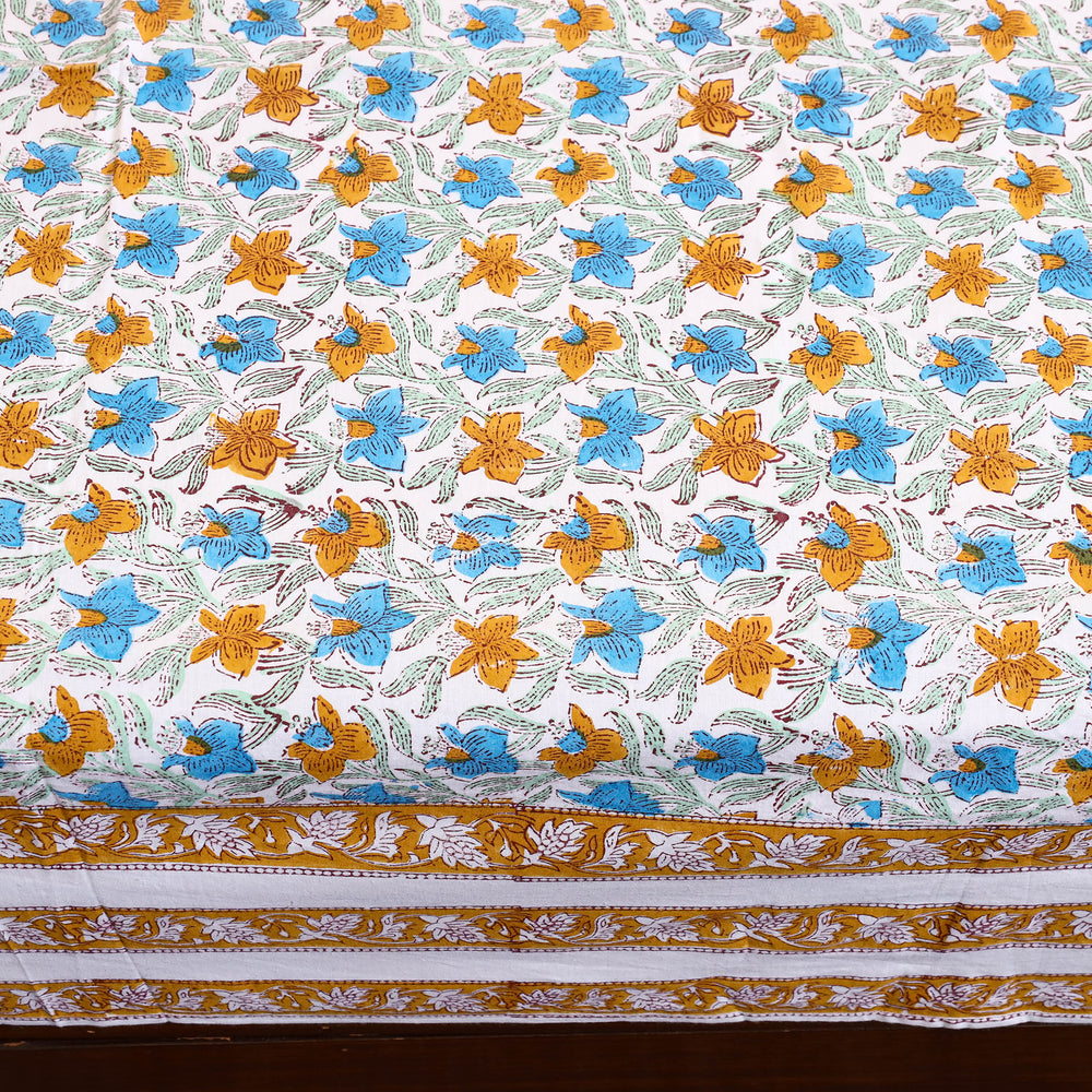 Sanganeri Double Bed Cover