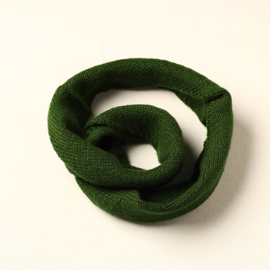 Green - Kumaun Hand Knitted Woolen Neck Warmer