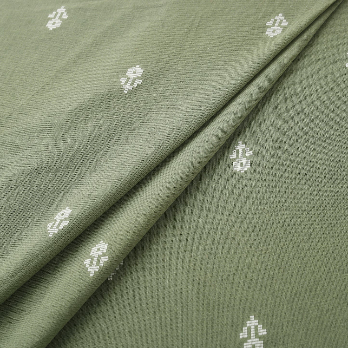 Prewashed Cotton Jacquard Buti Fabric 04