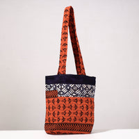 kantha block print shoulder bag