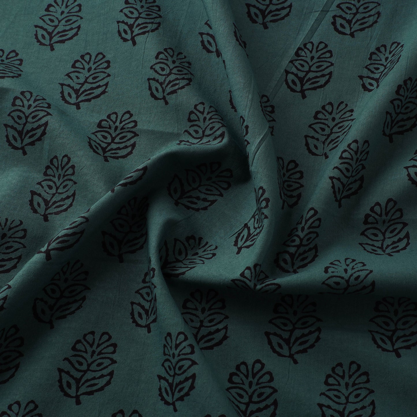 Bagh Hand Block Print Natural Dyed Cotton Fabric 12