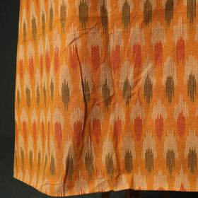 Pochampally Ikat Weave Cotton 2pc Unstitched Dress Material Kurta Set 13