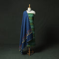 Pochampally Ikat Weave Cotton 2pc Unstitched Dress Material Kurta Set 14