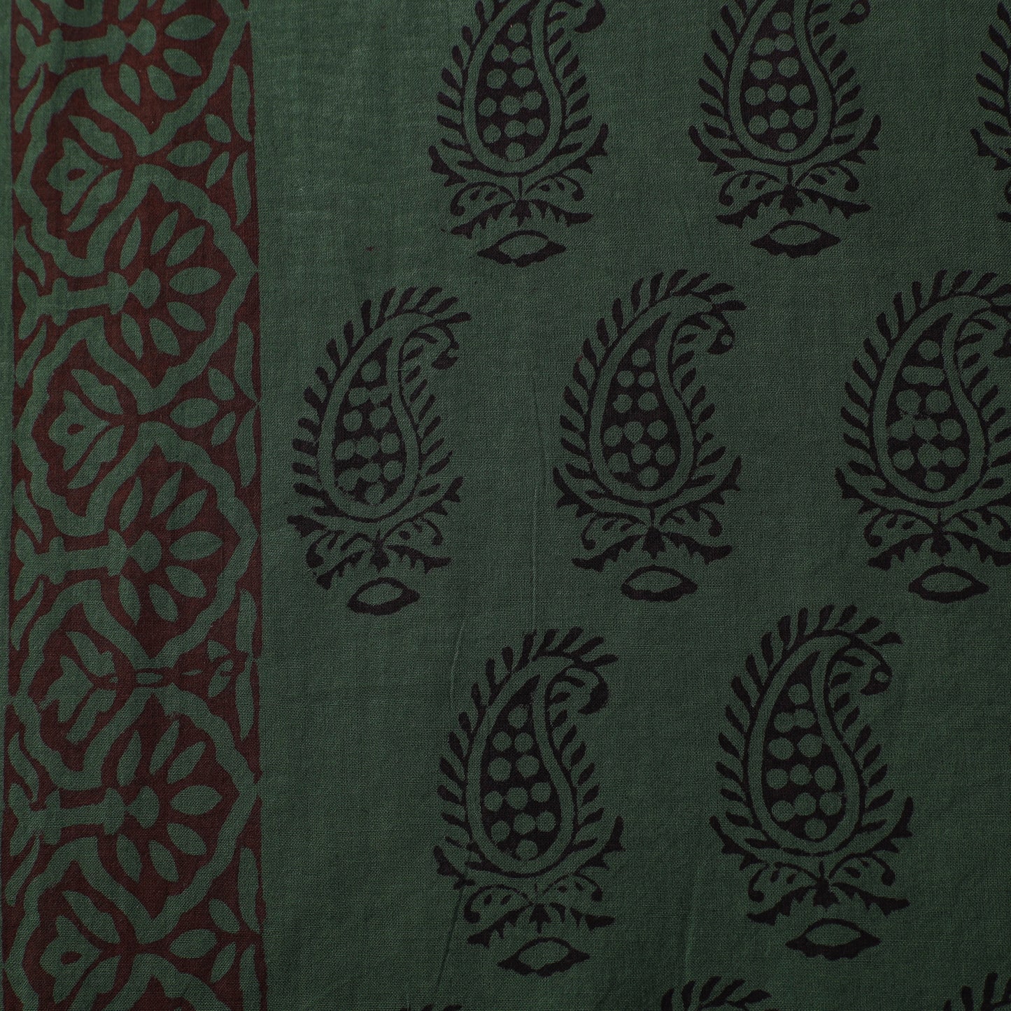 Bagh Hand Block Print Natural Dyed Cotton Fabric 13