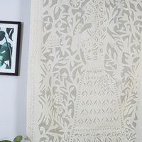 Applique Cutwork Window Curtain