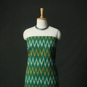 Pochampally Ikat Weave Cotton 2pc Unstitched Dress Material Kurta Set 14