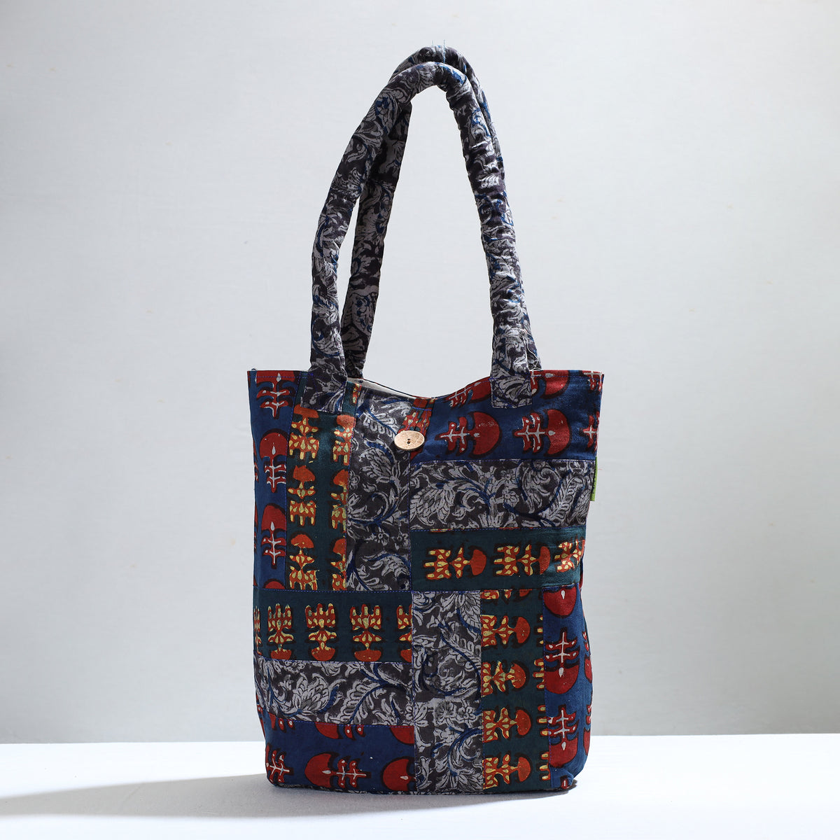 patchwork shoulder bag