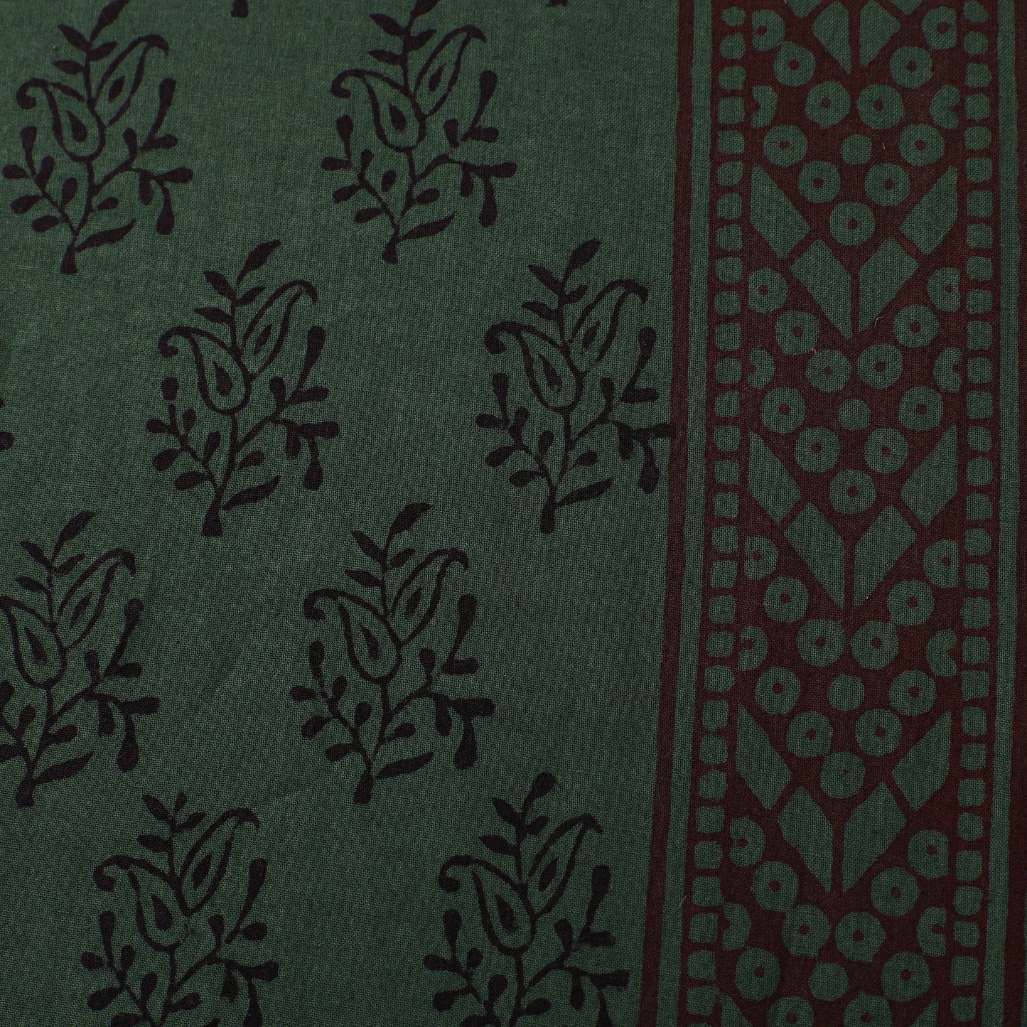 Bagh Hand Block Print Natural Dyed Cotton Fabric 14