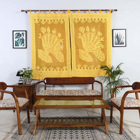 Applique Cutwork Window Curtain