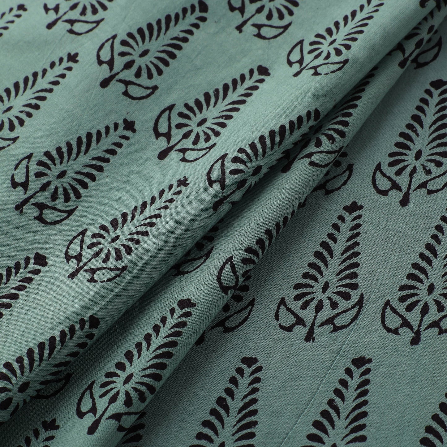 Bagh Hand Block Print Natural Dyed Cotton Fabric 15