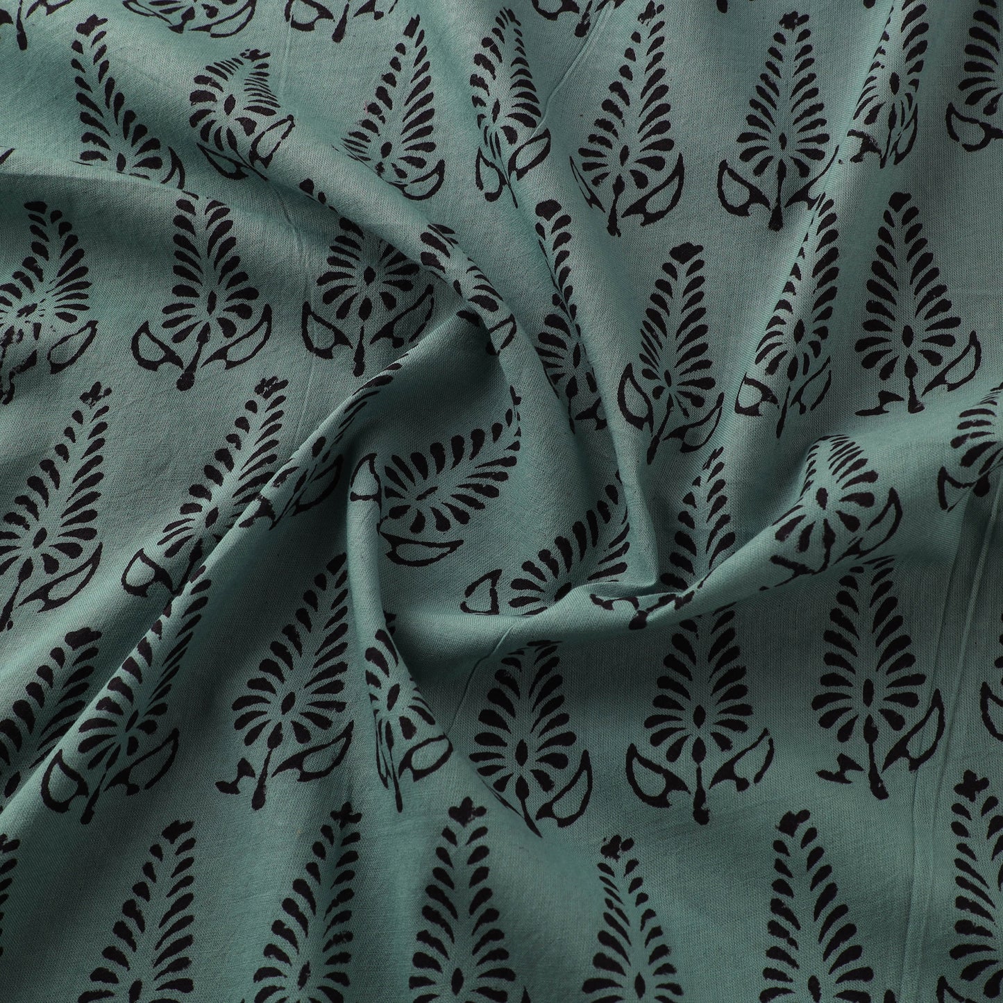 Bagh Hand Block Print Natural Dyed Cotton Fabric 15