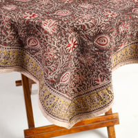 kalamkari block printed table cover