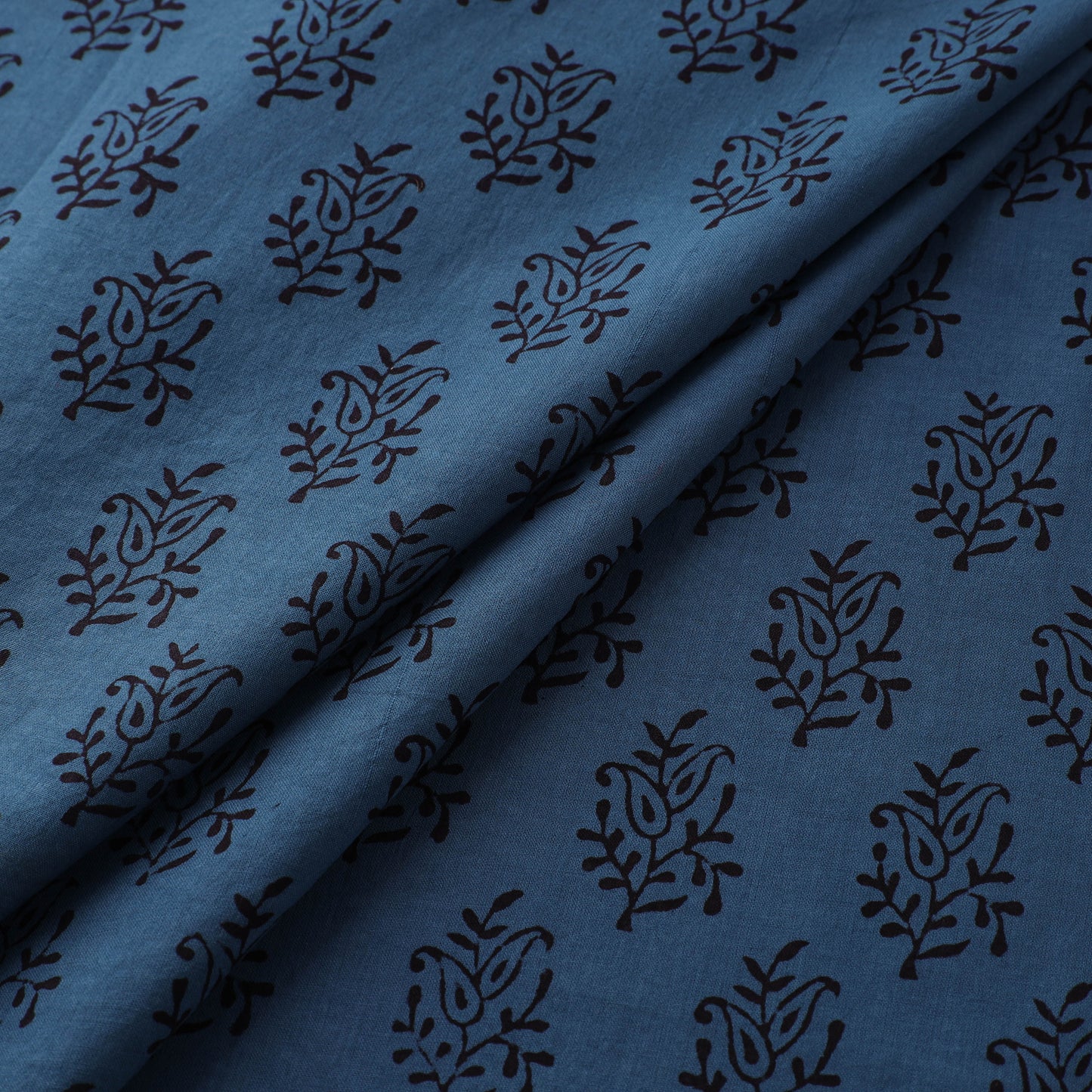 Bagh Hand Block Print Natural Dyed Cotton Fabric 16