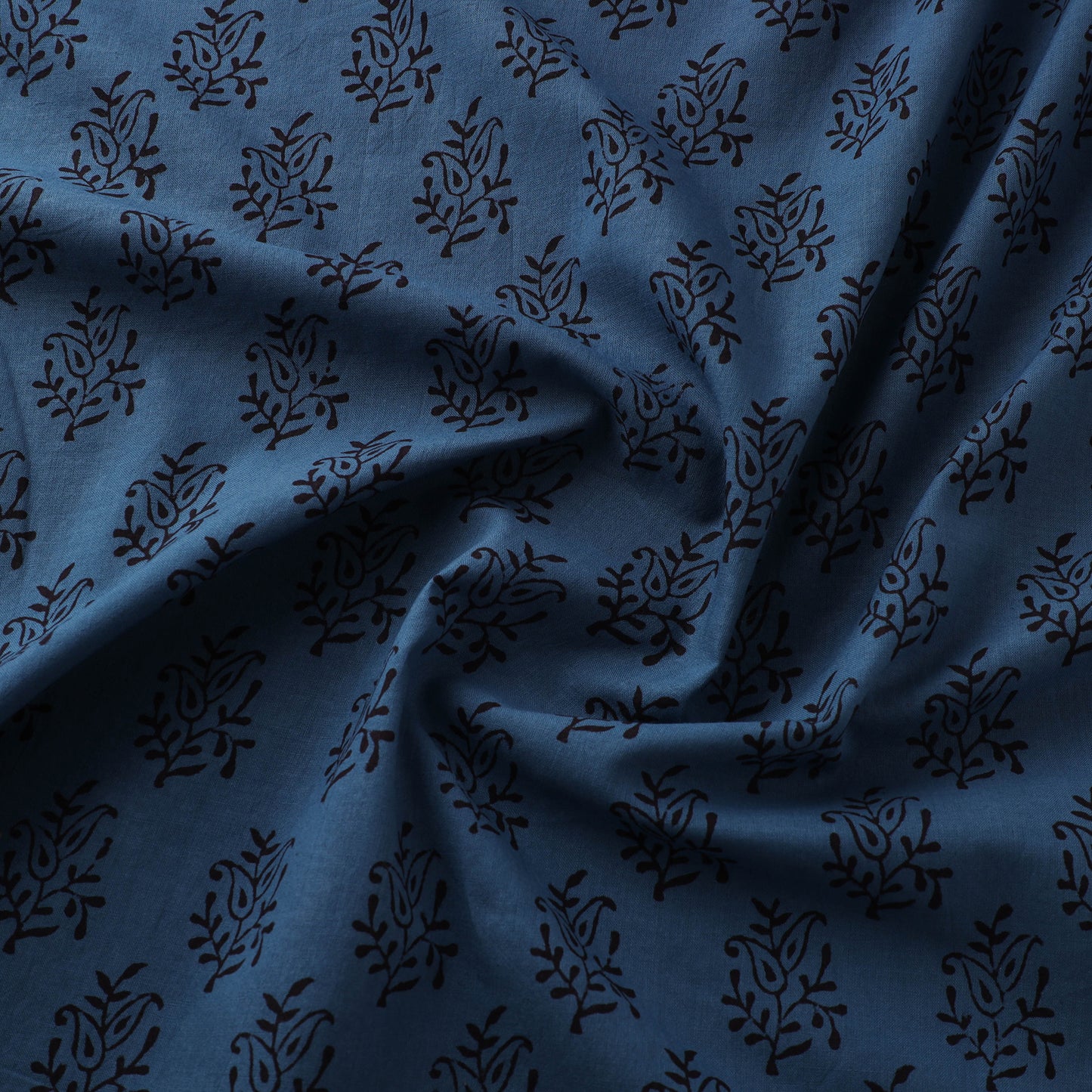Bagh Hand Block Print Natural Dyed Cotton Fabric 16